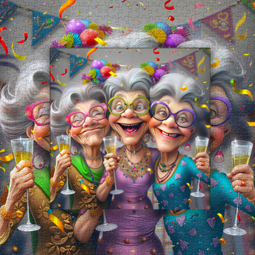 Puzzle Carnaval de Pelo Plateado 1000 Piezas
